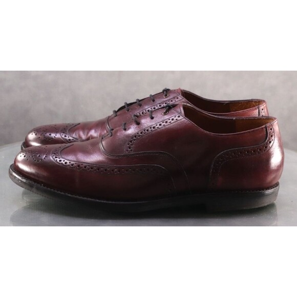 Johnston & Murphy Vintage Men\'s Wingtip Dress Shoes Size 9 D Leather Cognac main image 11